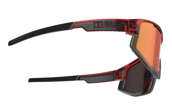 FUSION Sportbrille / transparent red