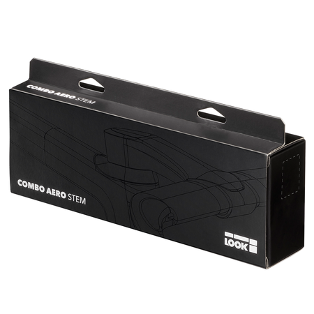 LOOK COMBO AERO STEM -7° Blade 2 / black / 90mm