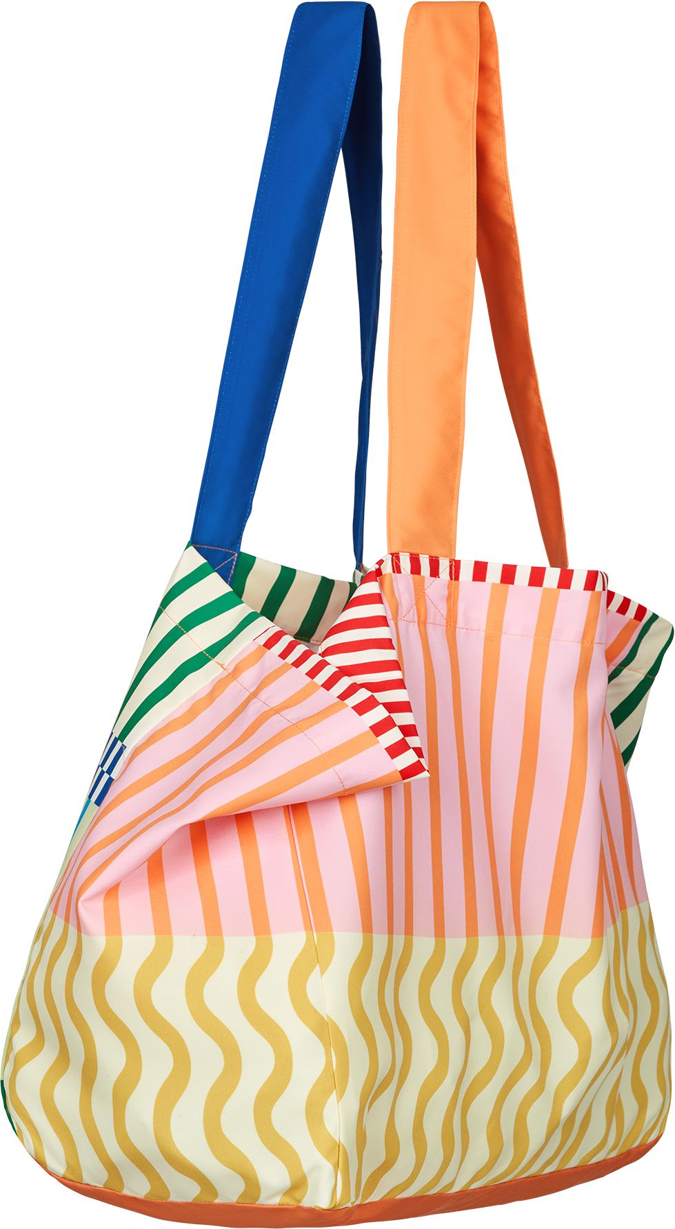 Foldable Bag Medium / stripe up your life