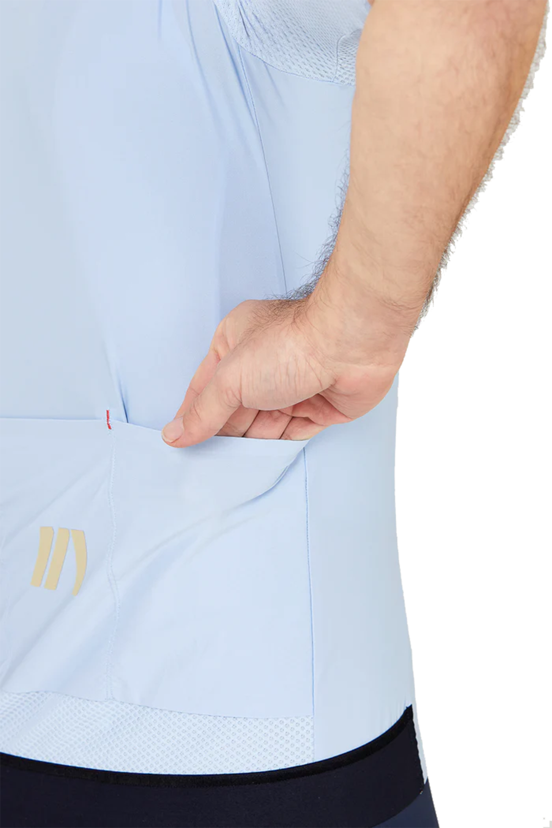 AERO LIGHT Herren-Kurzarmtrikot / ice blue / L