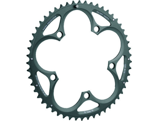 Chainring Road 110 BCD (50-34) 2x10SP / black / 110x50T