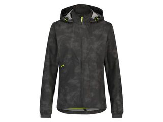 Women Commuter Compact Rain Jacket / Reflection Black / S