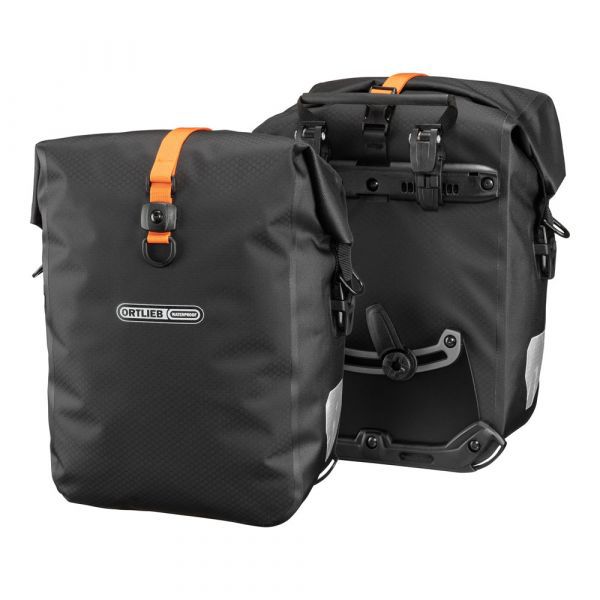 GRAVEL-PACK Taschen (Duo) / black matt / 2 x 14.5l
