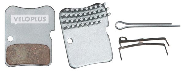 MAXPAD COOL Bremsbelag für XTR M975/XT M775/SLX M665/LX M585 / silber / organisch