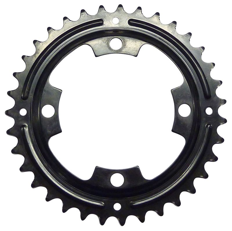 FLYER Kettenblatt Panasonic, 4-Loch, 35 Z. / schwarz / 35 Zähne