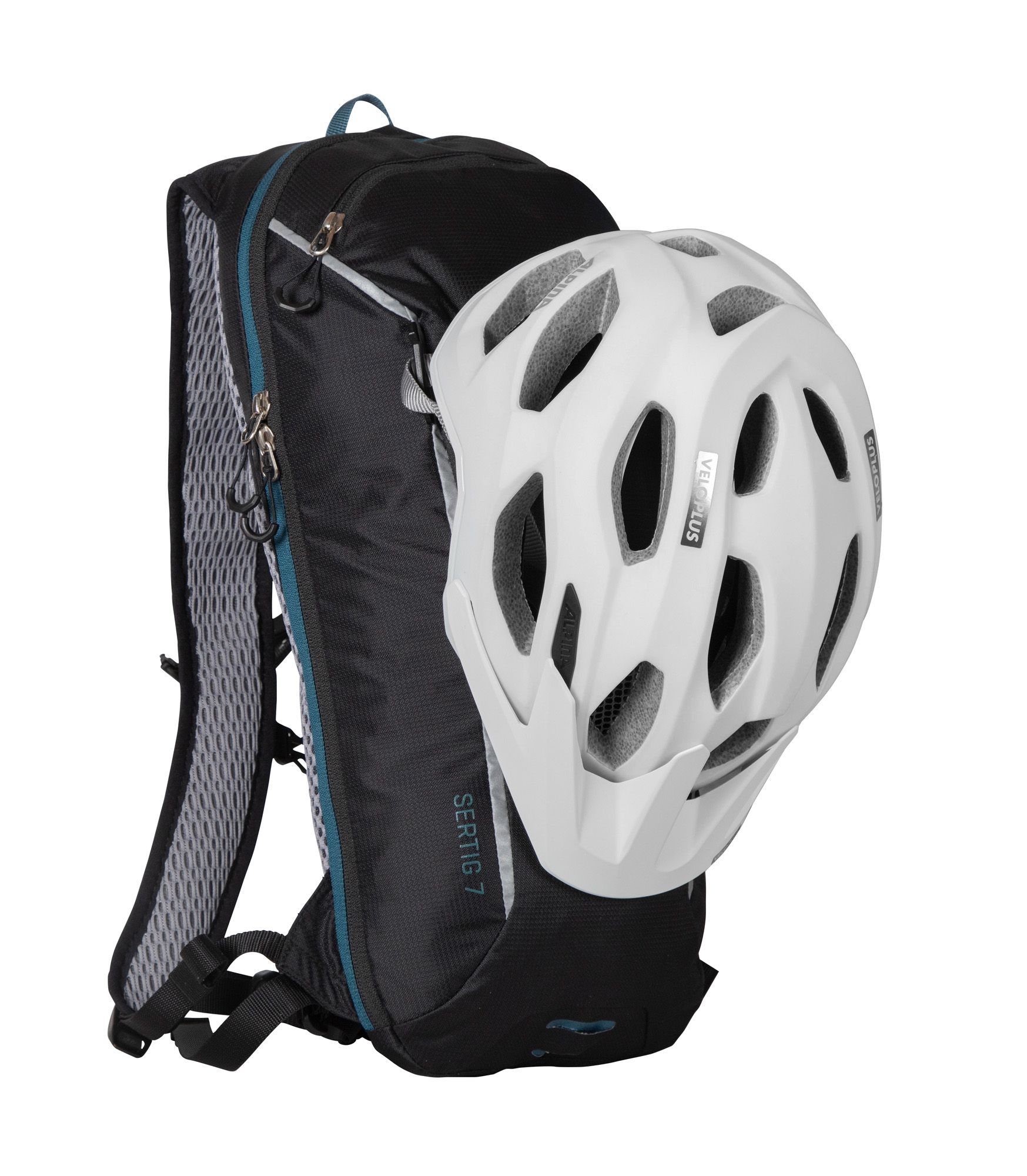 SERTIG 7 Rucksack, 7l / schwarz/petrol / 7l