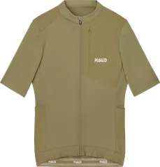 ODYSSEY MERINO Damen-Gravel-Kurzarmtrikot / military green / L