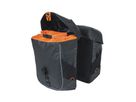 Miles Tarpaulin Gepäckträger Doppeltasche / schwarz/orange