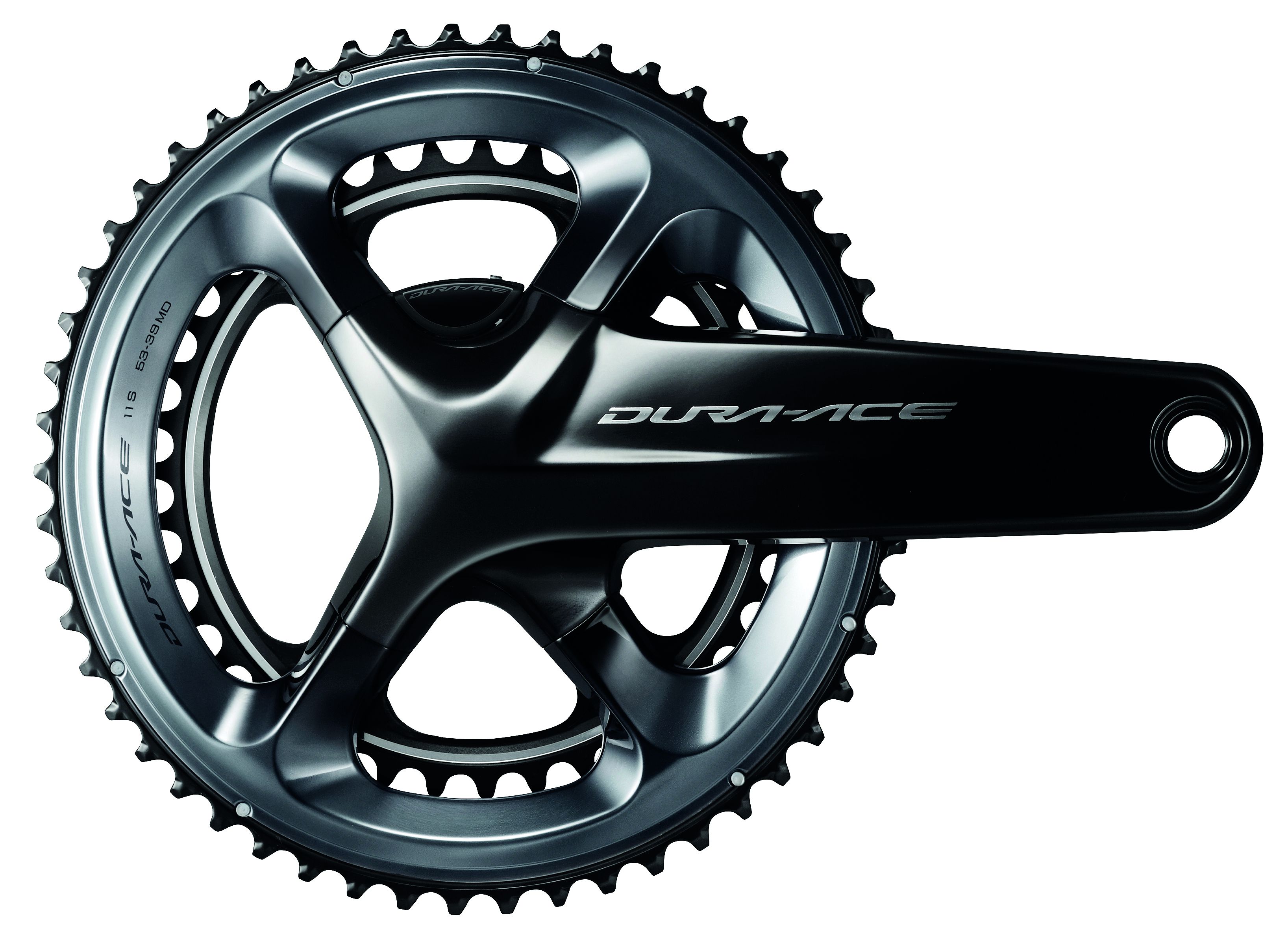 Kettenradgarnitur Dura-Ace FC-R9100P mit Leistungsmesser / Schwarz / 175 mm