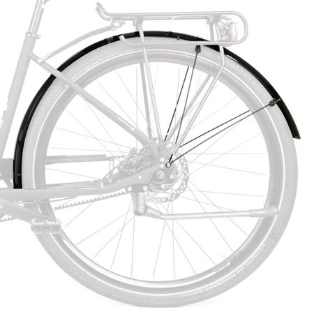 BLUEMELS BASIC Schutzblech-Set für Festmontage (26", 28") / schwarz / 28" 35mm