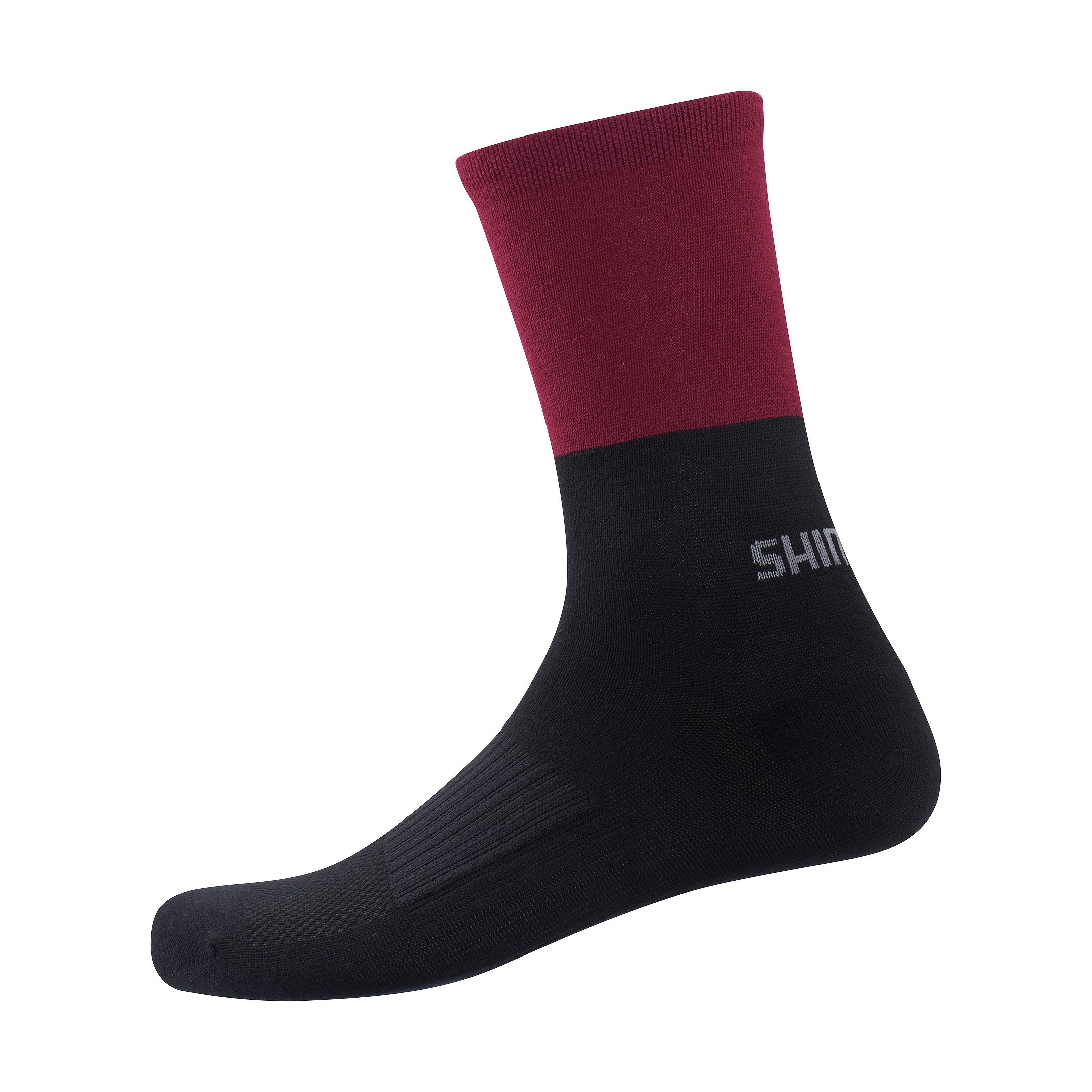 Original Wool Tall Socks / black maroon / S/M