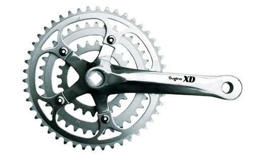 ALU-KETTENBLÄTTER, 5arm / silber / 30 Z/L 74mm