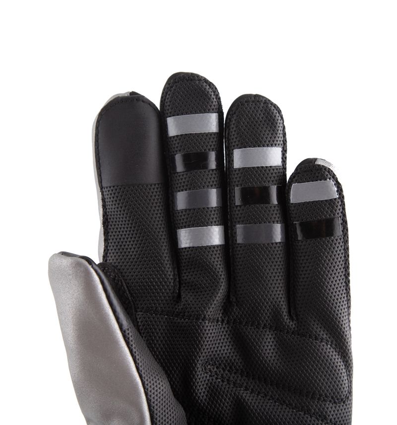 BEAM reflektierende Unisex-Thermo-Handschuhe / schwarz / XS=6