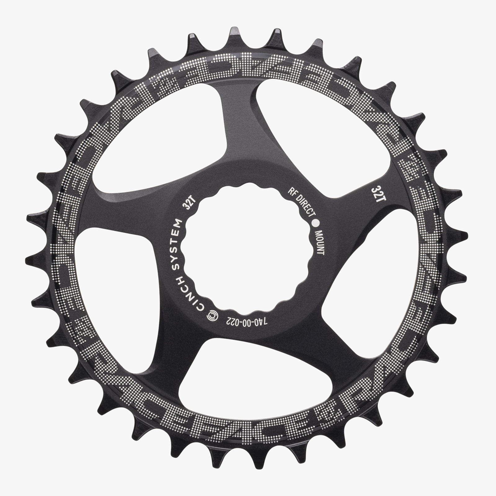 Race Face DM Chainring Sram 1x10-12/SHI 11SPD 52CL / black matt / 38T