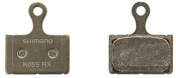 K05S-RX Road/XTR M9100 Bremsbelag / Resin/Trägerplatte Stahl / grau