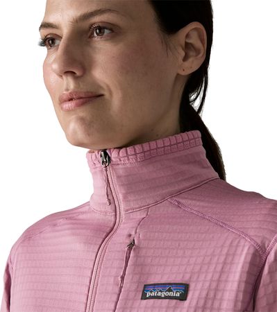 R1 HYBRID Damen-Fleecejacke / light violet / XL
