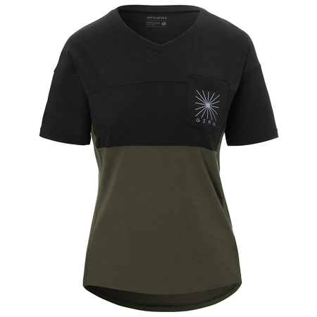 W Ride LT Jersey / black/trail green / XS