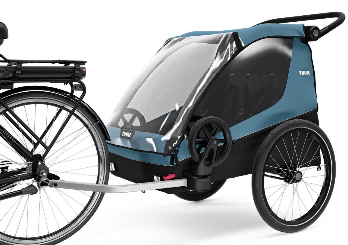THULE COURIER 2 "3in1" Kinder-, Transport- und Hundeanhänger / blau