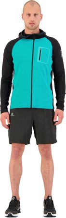 TRAVERSE Herren-Merino-Kapuzenjacke / marina/black / S
