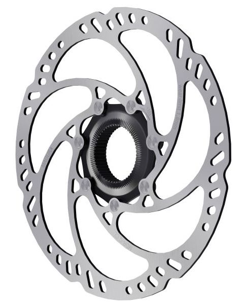 MDR-C Centerlock f. Steckachsen / silber / 160mm