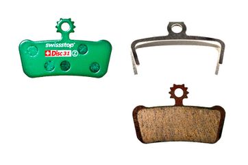 DISC C 31 Bremsbelag, organisch, AVID XO Trail/ Elixir 9/7/RAM Guide Ultimate, RSC, RS, R / grün / ORGANISCH
