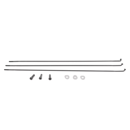 Spoke and Nipple 272mm CX-Ray J-Bend TCX Qty 3 / black