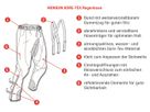 MONSUN+ GTX Unisex-Regenhose / schwarz / L