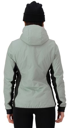 ARETE MERINO Damen-Loftjacke / eucalyptus / S
