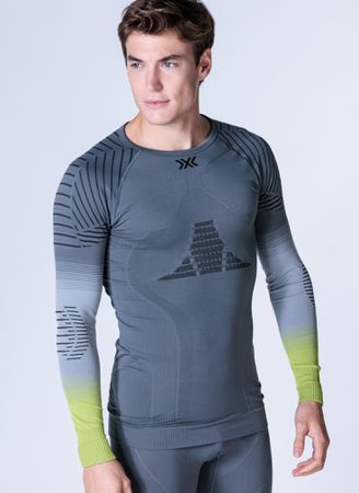 Men Invent FX Shirt LS / rhino grey light grey canary / XL