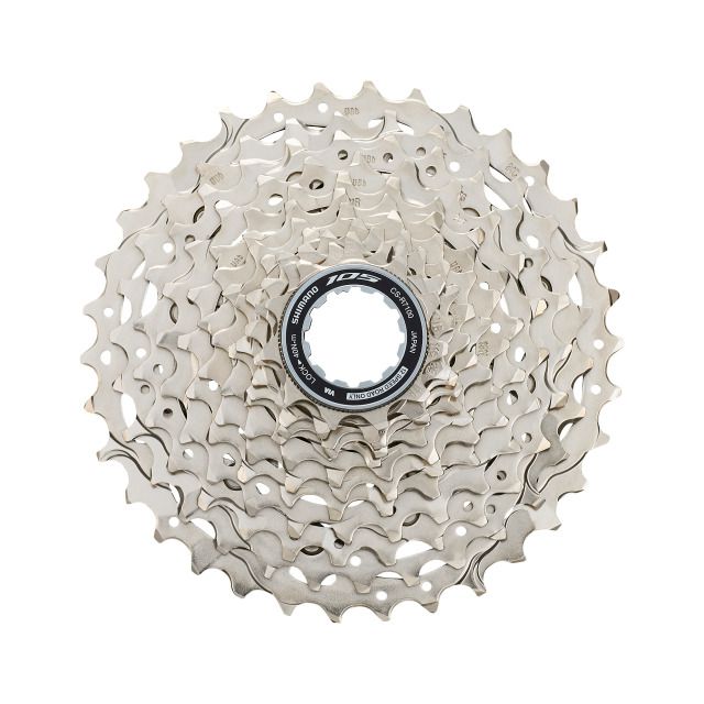 SHIMANO 105 R7101 Kassette 12fach / silber / 11-36 Zähne