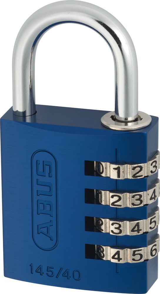 Abus Vorhangschloss 145 Code blue / blue / 77 mm, 40 mm, 6 mm