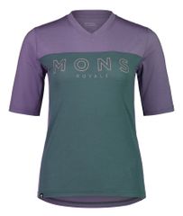 REDWOOD ENDURO Damen-Kurzarmshirt / thistle/burnt sage / S