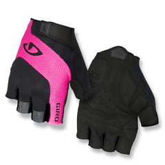 TESSA GEL Damen-Kurzfingerhandschuhe / black/pink / M