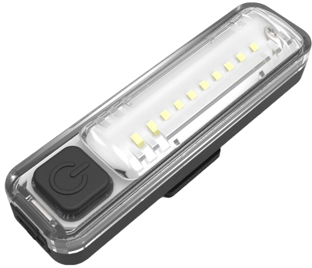 Scheinwerfer Acrux USB mit Halter / schwarz