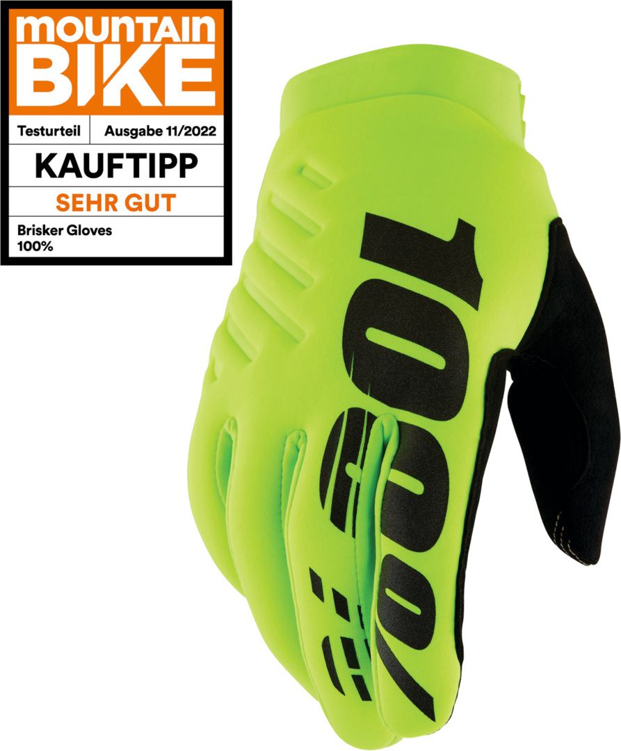 Handschuhe Brisker / gelb-schwarz / L