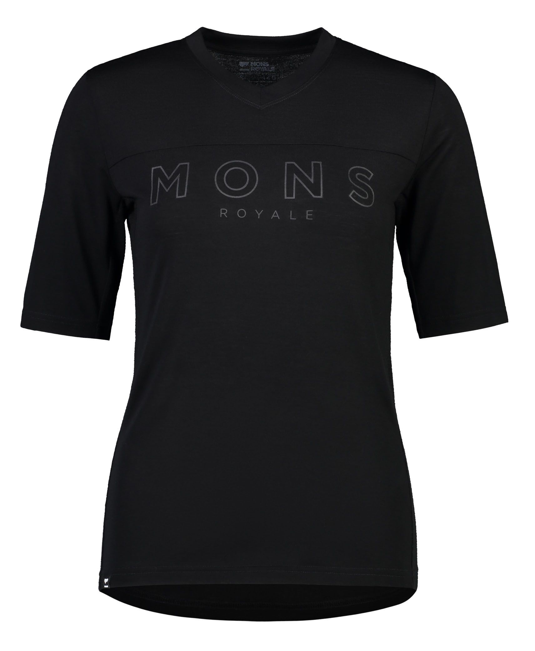 REDWOOD ENDURO Damen-Kurzarmshirt / black / S