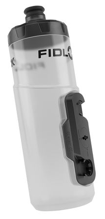 TWIST LOCK Ersatz-Bidon rund mit Connector flaschenseitig / transparent black / 6dl