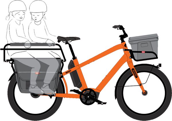 BOOST 10D CX Step Through E-Cargobikes 25km/h / wasabi green