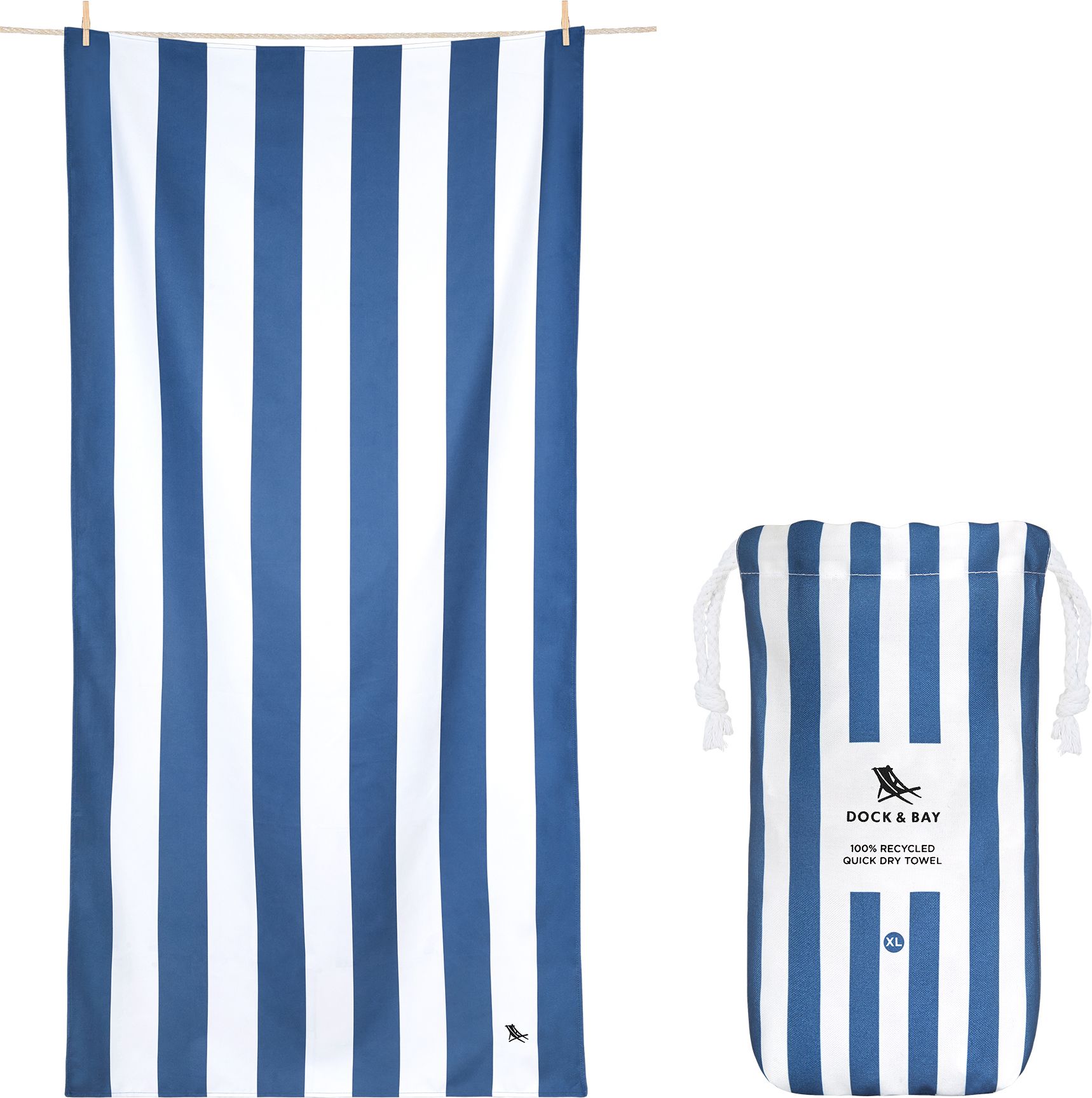 Beach Towels Large / whitsunday blue