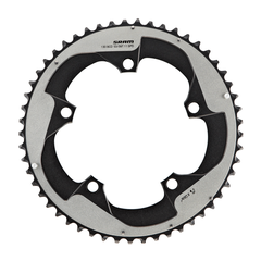 Chainring Red 22 130 BCD Non-/Hidden-Bolt (53-39) / falcon grey / 130x53T