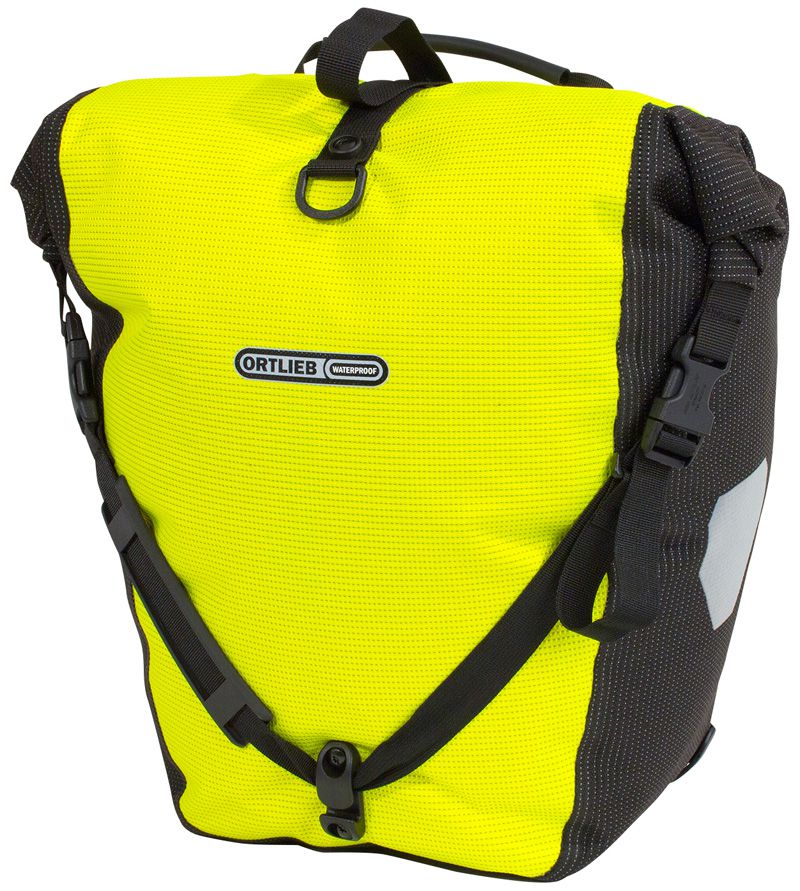BACK-ROLLER HIGH VISIBILITY Hinterradtasche (Single) / neon yellow - black reflective / 20 L
