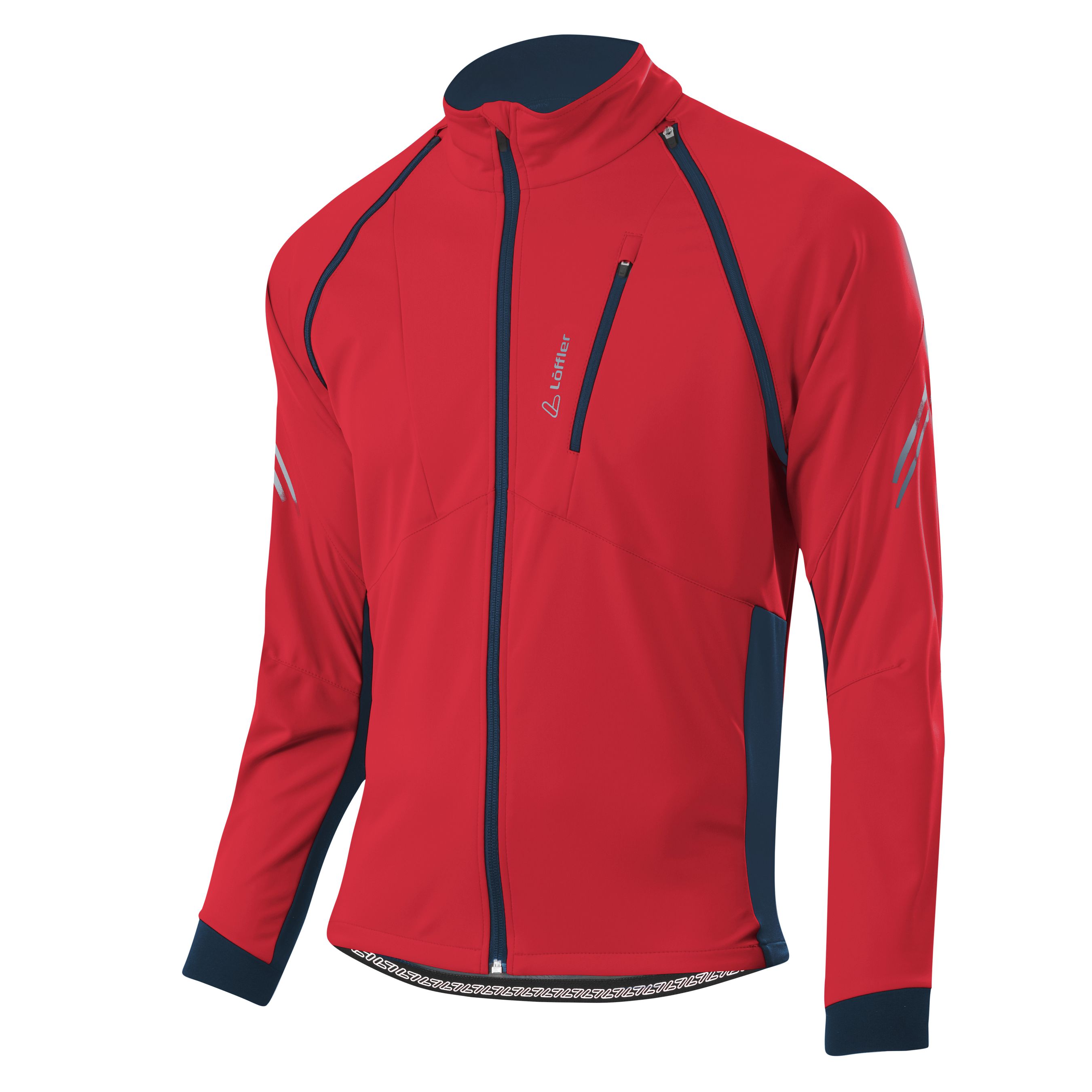 SAN REMO 2 GTI WS Herren-Zip-off-Softshelljacke / red/deep water / 60