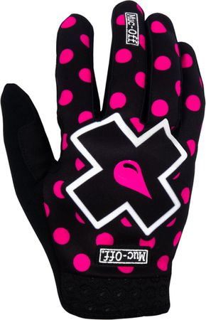 MTB Handschuhe Yellow-Polka / polka pink / L