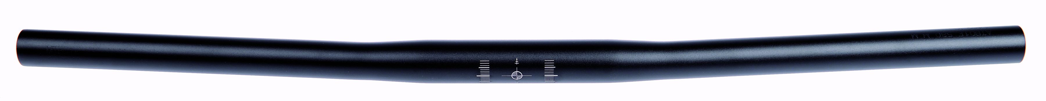 Bike Attitude Lenker MTB Flat 58 cm 25.4 mm alu schwarz / schwarz