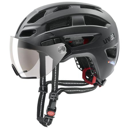 FINALE VISOR Velohelm / black matt / 56-61cm