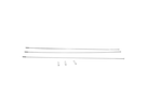 Spoke and Nipple 248mm CX-Ray Straight Pull Qty 3 / silver