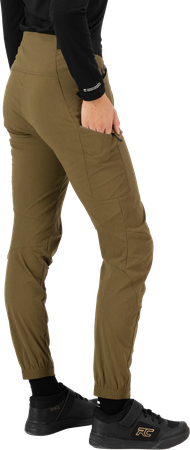 DIVERSION Damen-Bikehose / dark olive / S
