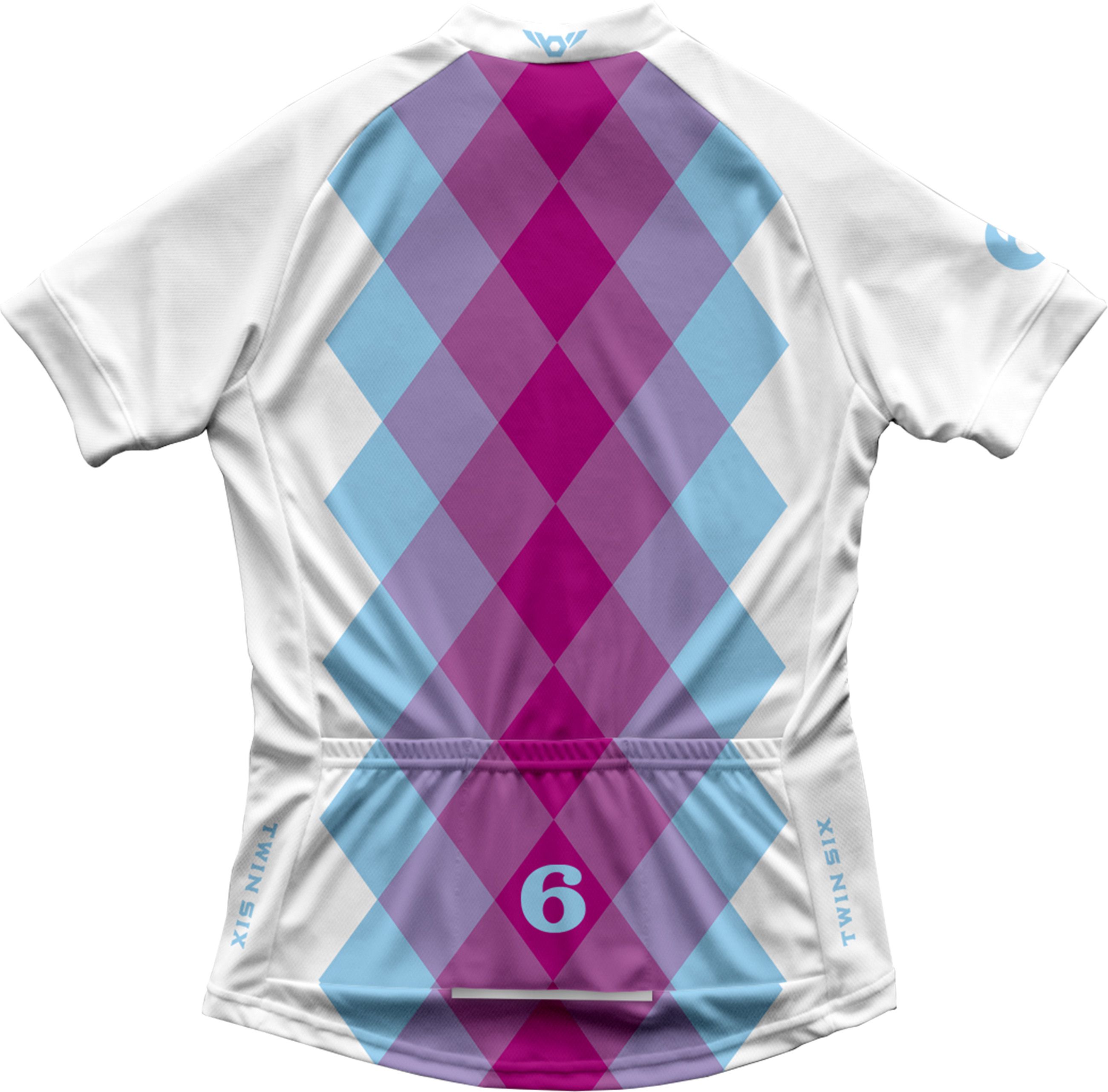 THE ARGYLE Damen-Kurzarmtrikot / white / L