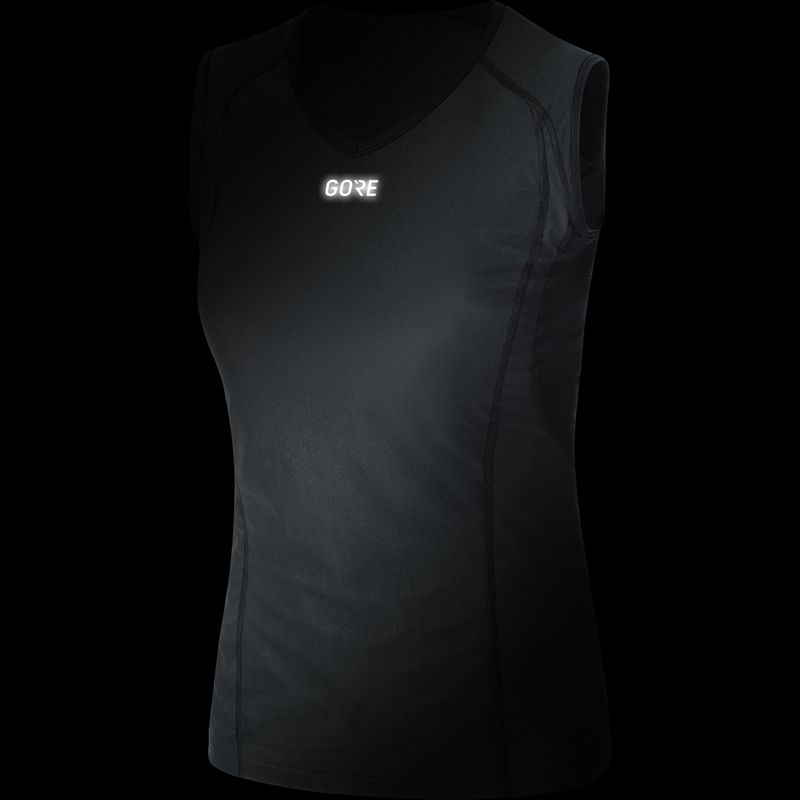 M GWS BASE LAYER Damen-Windstopper-Singlet / black / 40
