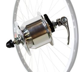 FELIX Vorderrad mit Nabendynamo / grau / 28", Felge DM18 36L, Dynamo 3W/6V
